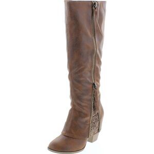Not Rated Sassy Classy Tan Womens boots 9 NEW